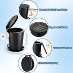 Portable Folding Toilet – Multi-Functional Retractable Camping Commode with Toilet Paper Holder Multi Market World Inc.