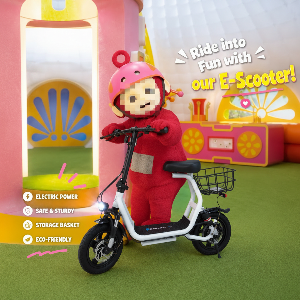 E-Scooter/ Electric Scooter with Seat & Basket, 750W, 48V 10.4Ah, 30KM Range (FD) Multi Market World Inc.