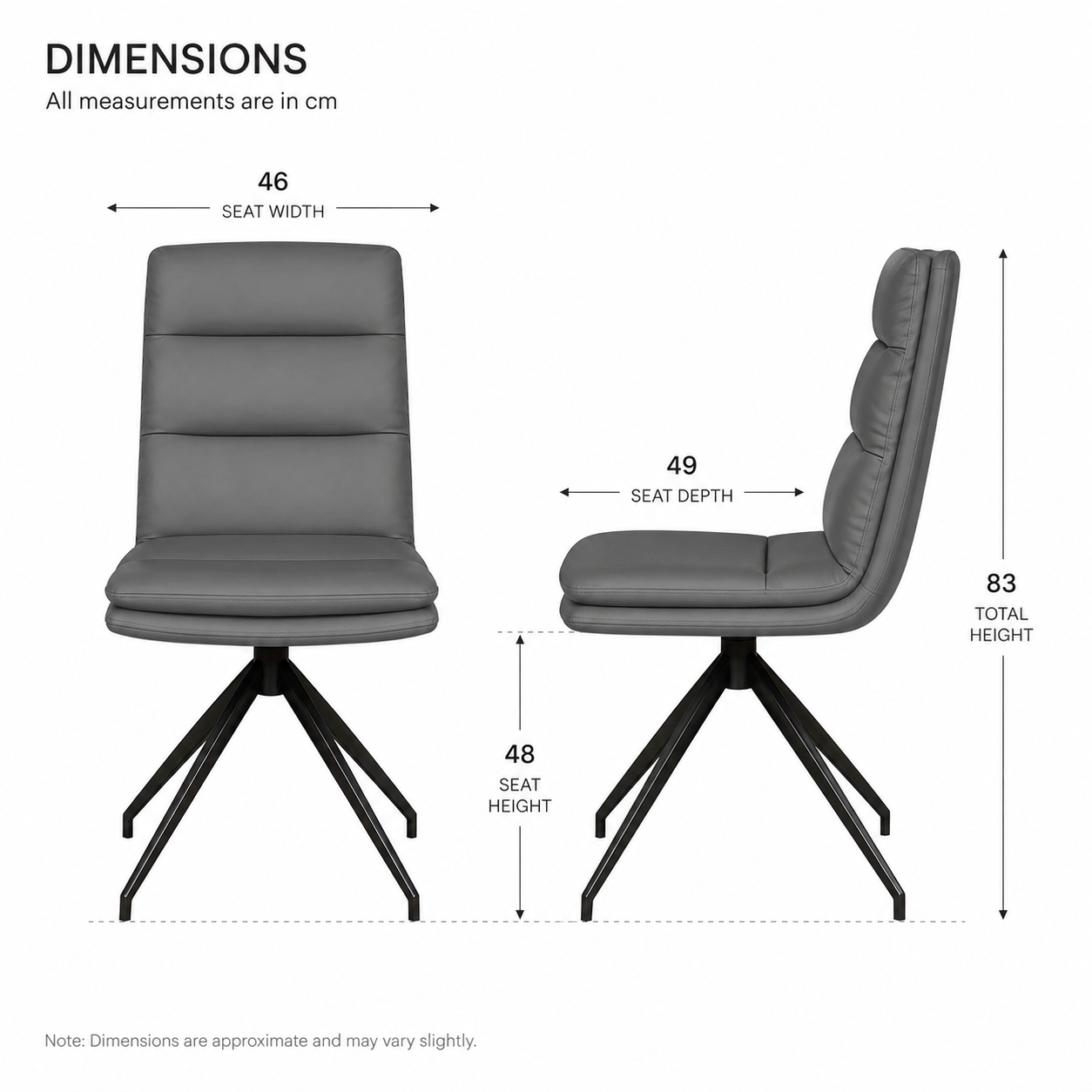 Padded Swivel Dining/ Office Chair Multi Market World Inc.
