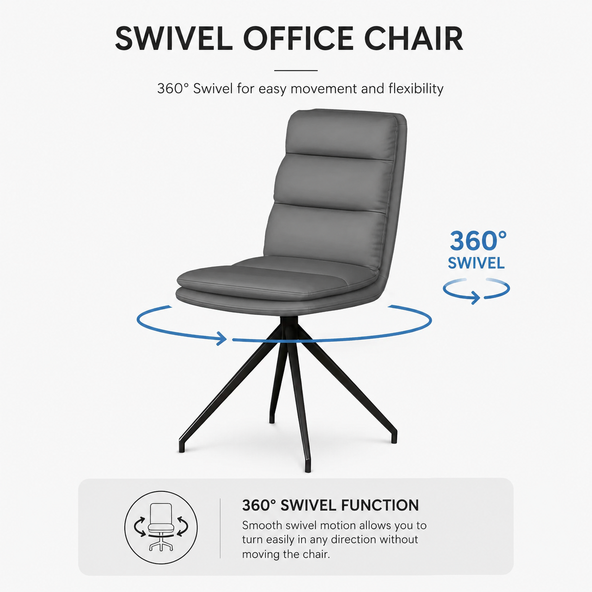 Padded Swivel Dining/ Office Chair Multi Market World Inc.