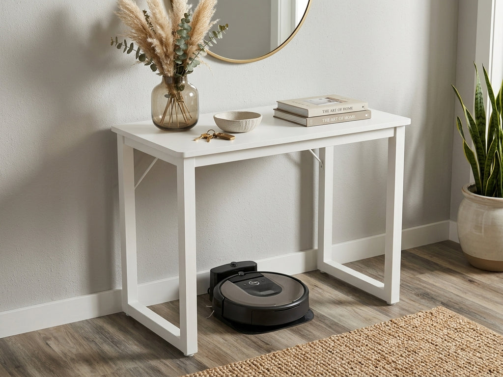 Simple Entryway Console Table with Metal Legs & Wood Top Multi Market World Inc.
