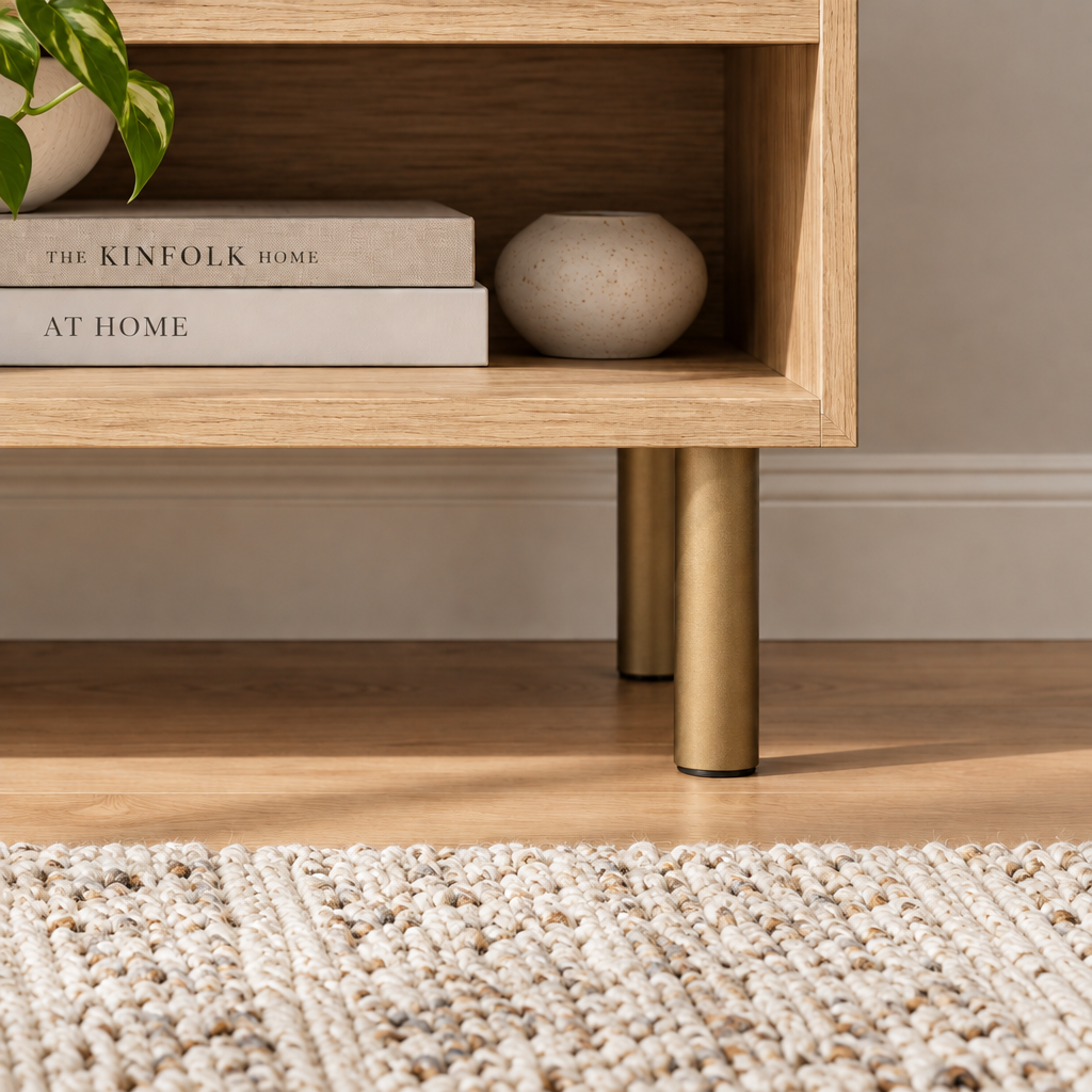 55" Boho TV Stand Console for TVs up to 65", Natural Oak Multi Market World Inc.