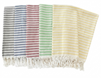 100% Cotton Turkish Beach Towel, 100cm x 180cm Multi Market World Inc.