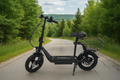 Foldable 14" Electric Scooter with Seat & Cargo Basket – Adjustable Height, 750W Motor, 30 km/h, 10.4Ah Battery Multi Market World Inc.