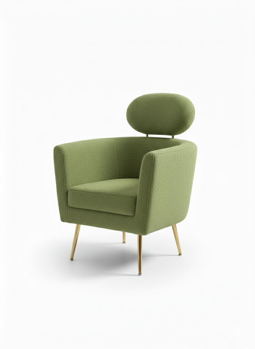 Teddy Boucle Accent Chair/ Arm Chair Multi Market World Inc.