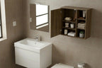 Bathroom Wall Cabinet with Adjustable Shelves, Small Space Storage Solution Multi Market World Inc.