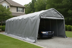 11x20 ft Gazebo Car Shelter/ Carport with zipper door, for car parking Multi Market World Inc.