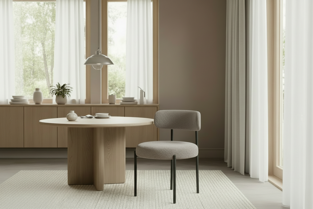 With Dining Table