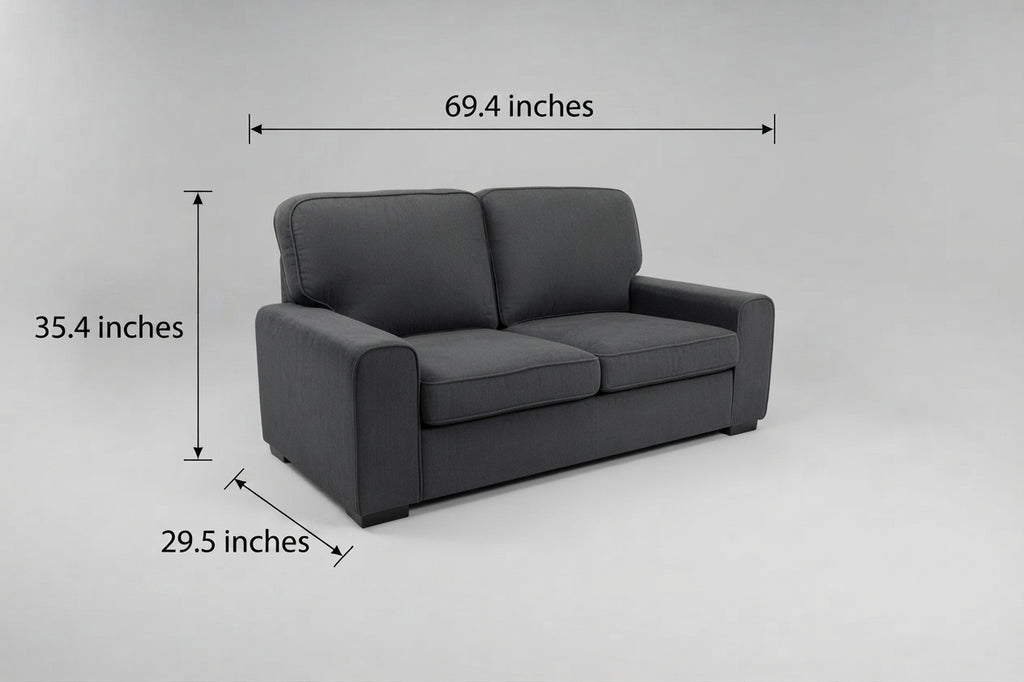 Modern 2-Seater Sofa with Deep Cushioning Multi Market World Inc.