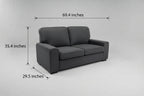 Modern 2-Seater Sofa with Deep Cushioning Multi Market World Inc.