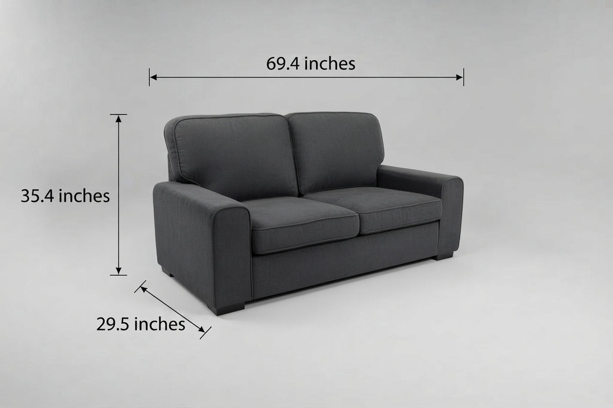 Modern 2-Seater Sofa with Deep Cushioning Multi Market World Inc.