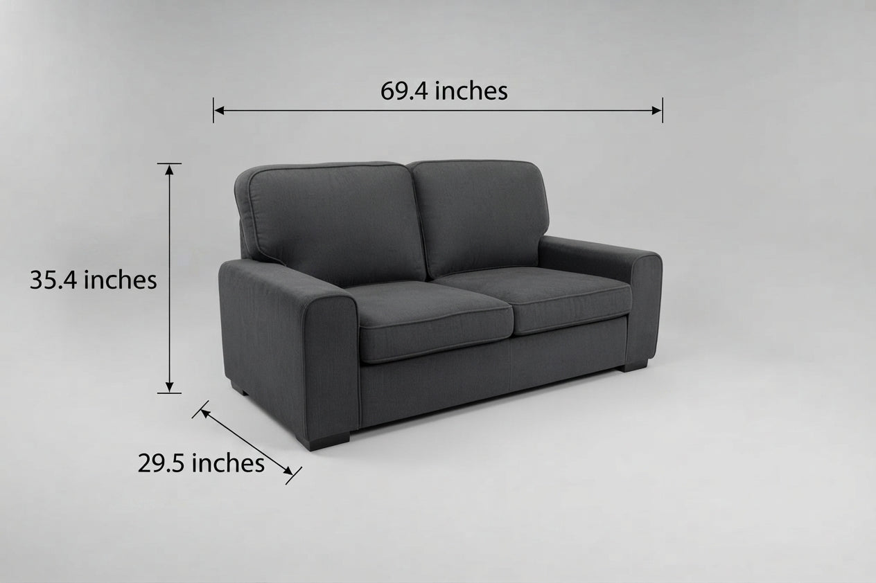 Modern 2-Seater Sofa with Deep Cushioning Multi Market World Inc.