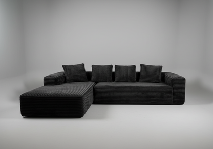 L-shape Sofa Bed, 104", Compressed Memory Foam Couch, boneless couch, free delivery