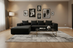 L-shape Sofa Bed, 104", Compressed Memory Foam Couch, boneless couch Multi Market World Inc.
