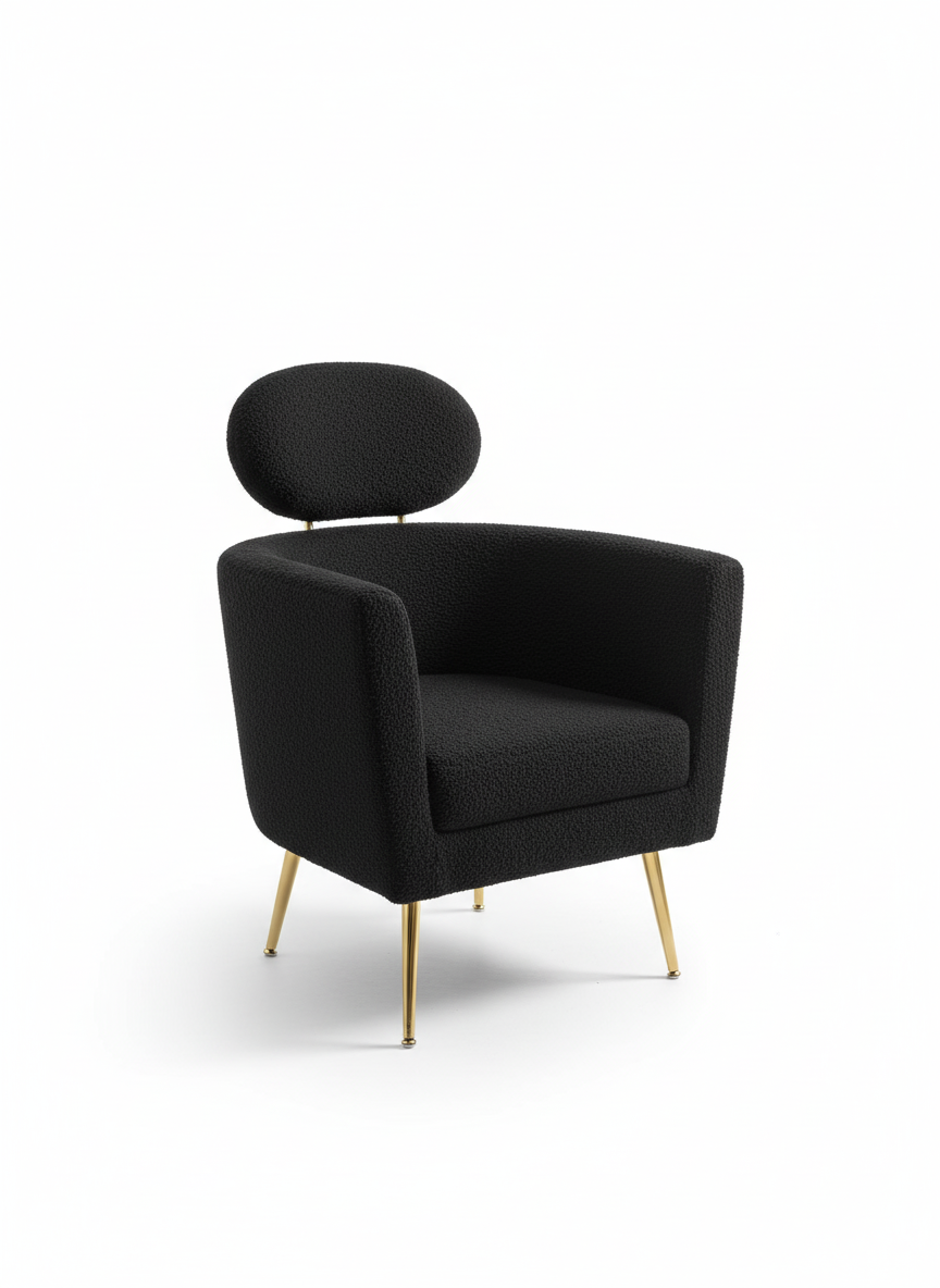 Teddy Boucle Accent Chair/ Arm Chair Multi Market World Inc.