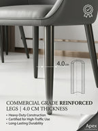 Commercial Grade Dining Chair, Thick Metal Legs & Diamond Quilted Leatherette Multi Market World Inc.
