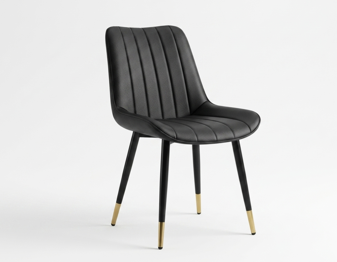 Set of 2 Upholstered Faux Leather Dining Chair, - Heavy Duty Commercial Grade Metal Framed (fd) Multi Market World Inc.