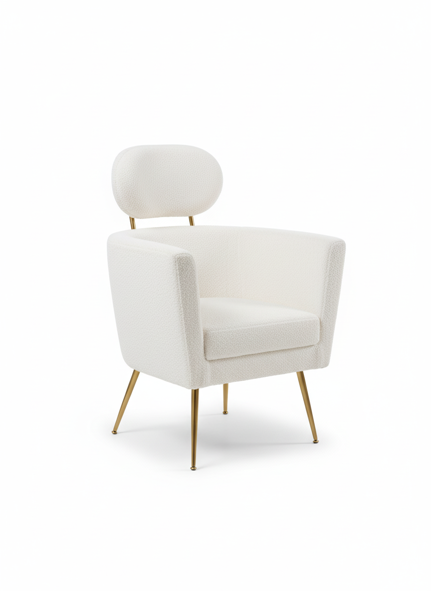 Teddy Boucle Accent Chair/ Arm Chair Multi Market World Inc.