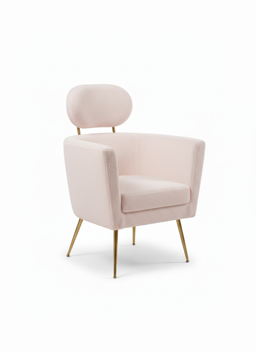 Teddy Boucle Accent Chair/ Arm Chair Multi Market World Inc.