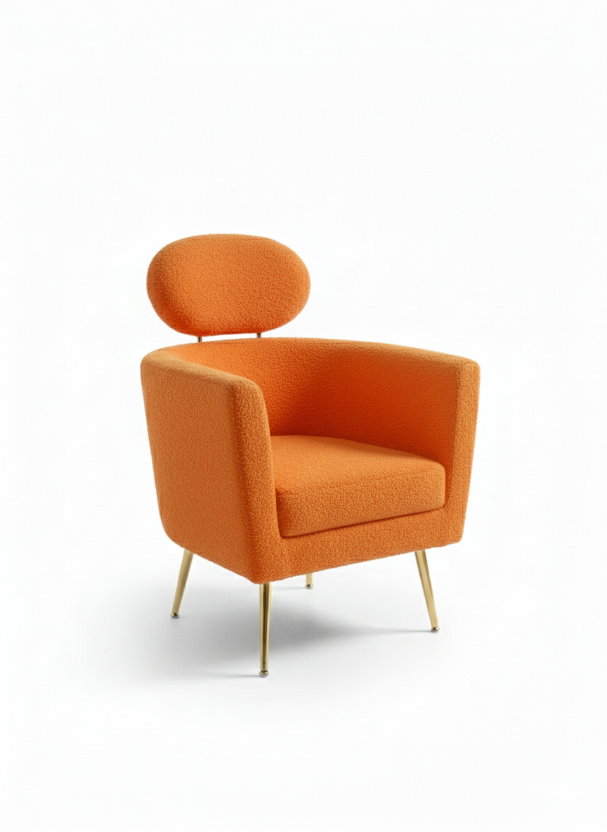 Teddy Boucle Accent Chair/ Arm Chair Multi Market World Inc.