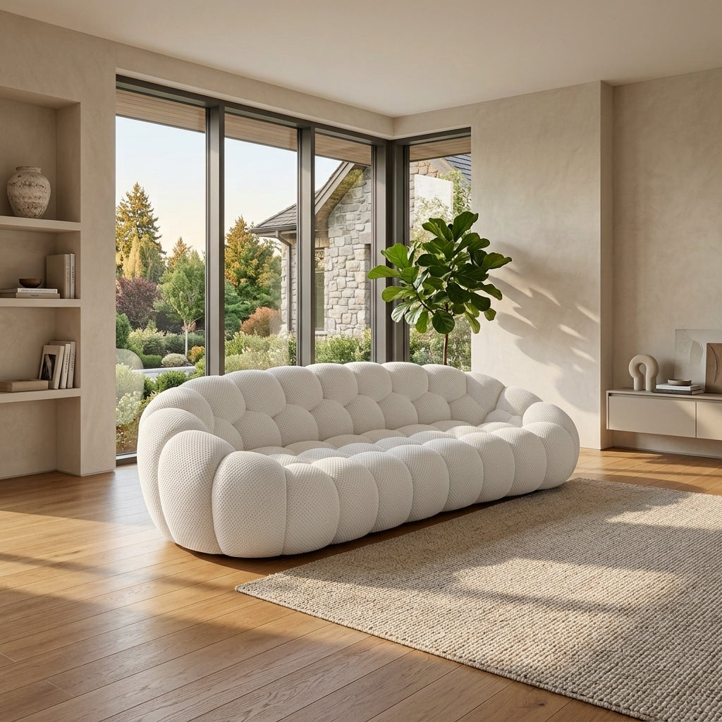 Sculptural Cloud Bubble Sofa, Ottoman Multi Market World Inc.
