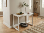 Simple Entryway Console Table with Metal Legs & Wood Top Multi Market World Inc.