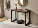 Simple Entryway Console Table with Metal Legs & Wood Top Multi Market World Inc.