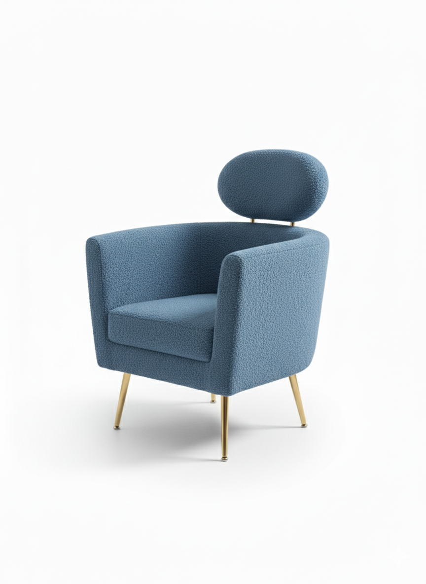 Teddy Boucle Accent Chair/ Arm Chair Multi Market World Inc.