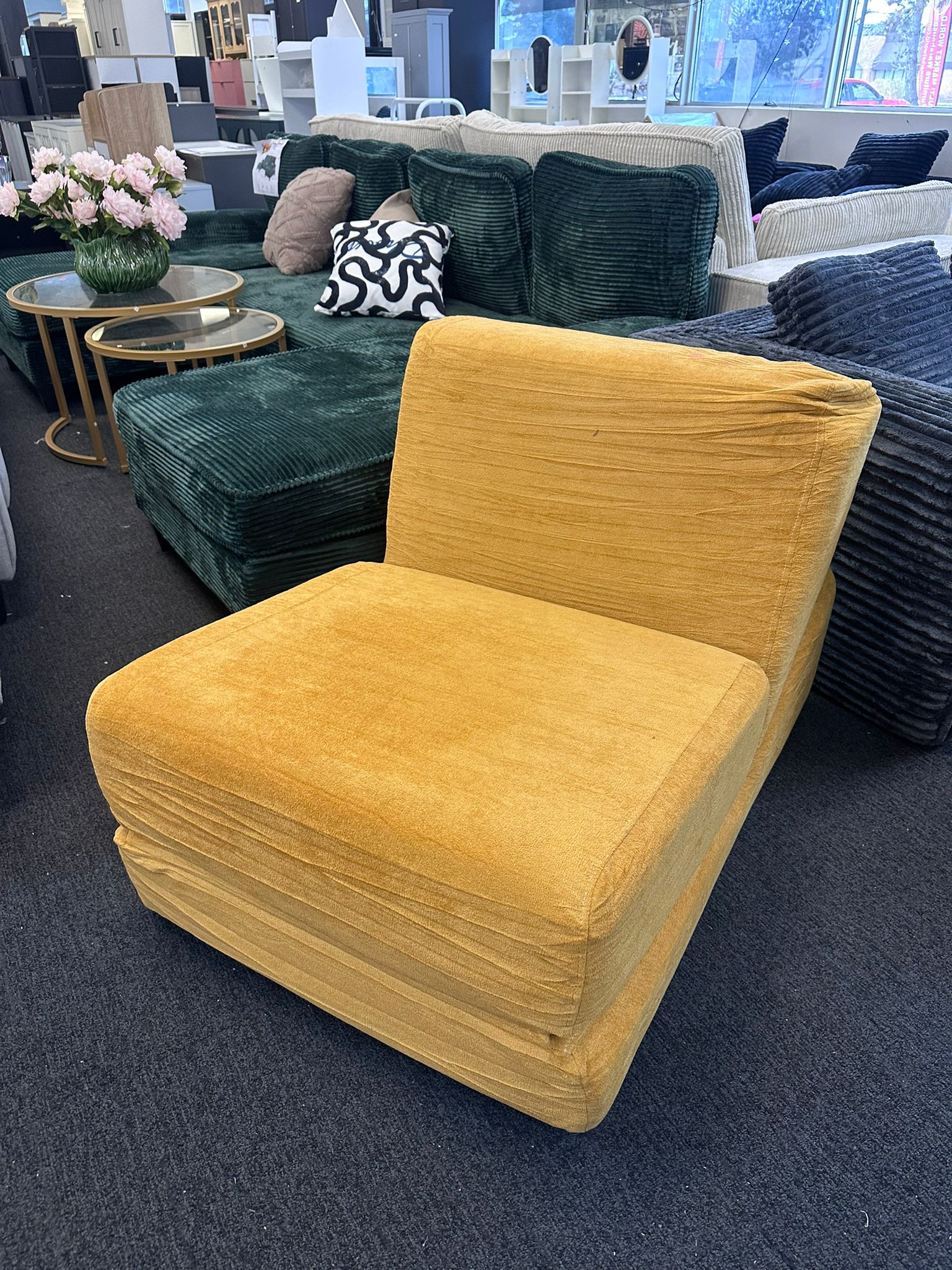 Compressed Convertible Sofa - Modular Folding Floor Lounger & Versatile Multi-Position Seating Multi Market World Inc.