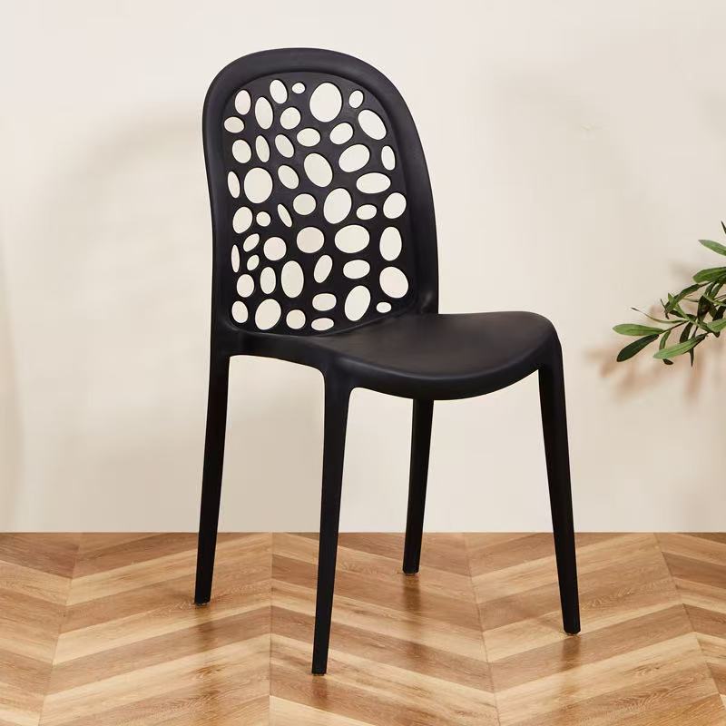 Stackable Modern Plastic Dining Chairs (1 piece) Multi Market World Inc.