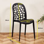 Stackable Modern Plastic Dining Chairs (1 piece) Multi Market World Inc.
