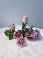 Rose Artifical Flowers With Realistic Texture (with 6 Heads) Multi Market World Inc.