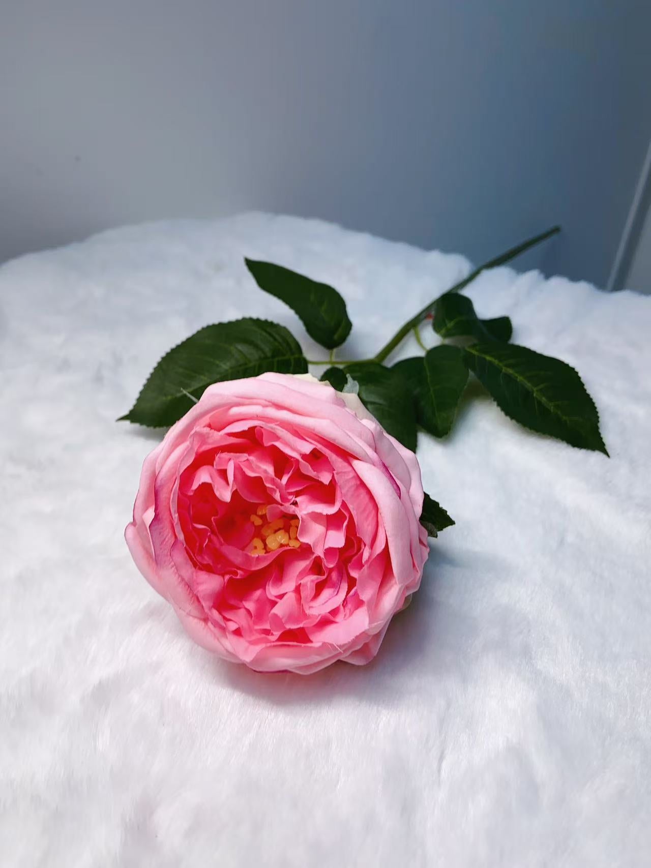 Rose Artifical Flowers With Realistic Texture (with 1 Head)