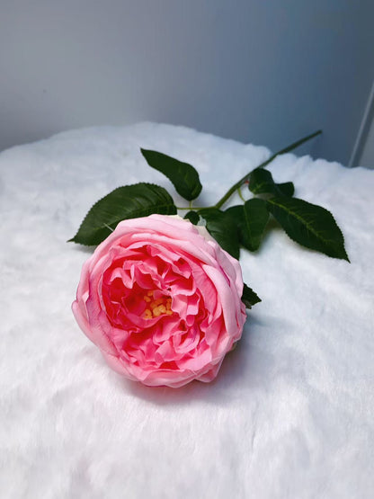 Rose Artifical Flowers With Realistic Texture (with 1 Head)