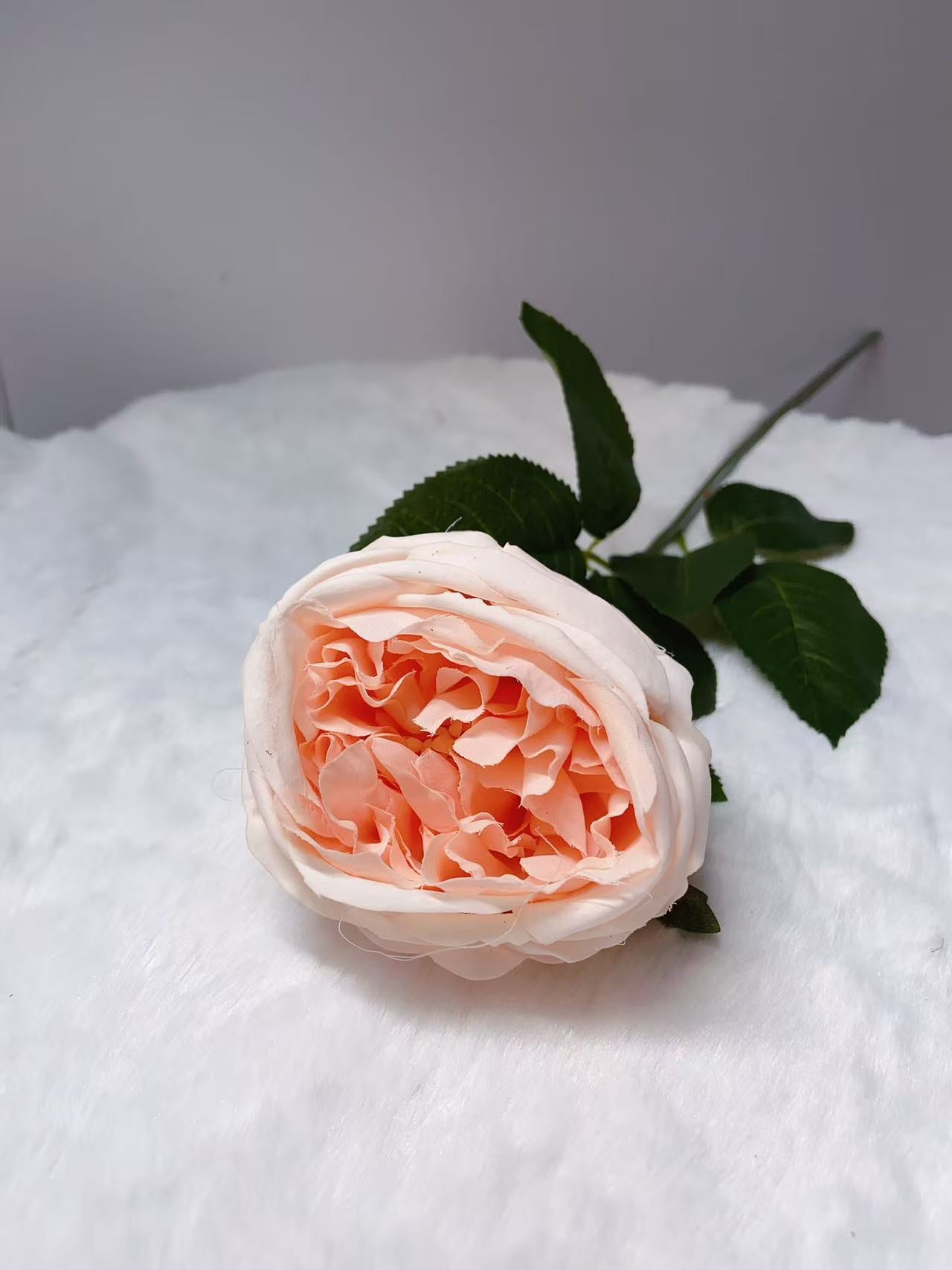 Rose Artifical Flowers With Realistic Texture (with 1 Head)