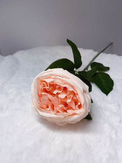 Rose Artifical Flowers With Realistic Texture (with 1 Head)