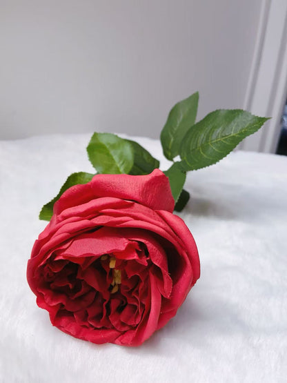 Rose Artifical Flowers With Realistic Texture (with 1 Head)