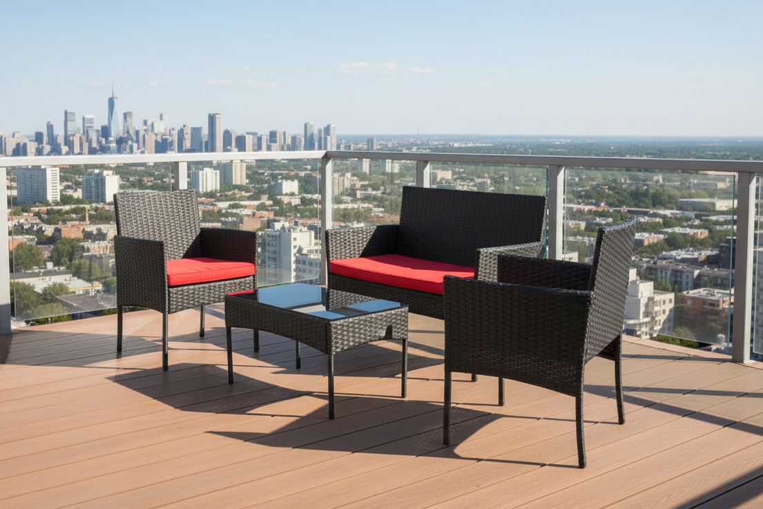 4-Piece Patio Sofa Set Multi Market World Inc.