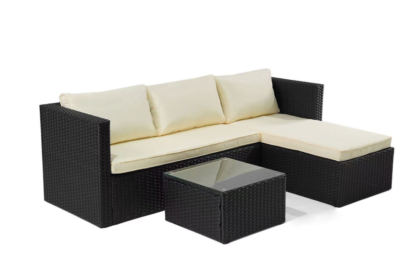 3-Piece Patio Sofa Set