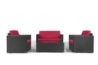 4-Piece Patio Wicker Sofa Set Multi Market World Inc.