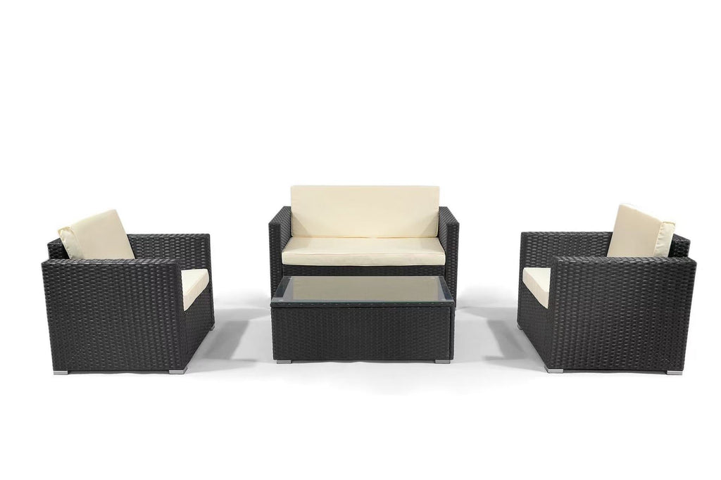 4-Piece Patio Wicker Sofa Set Multi Market World Inc.