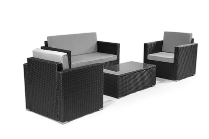 4-Piece Patio Wicker Sofa Set