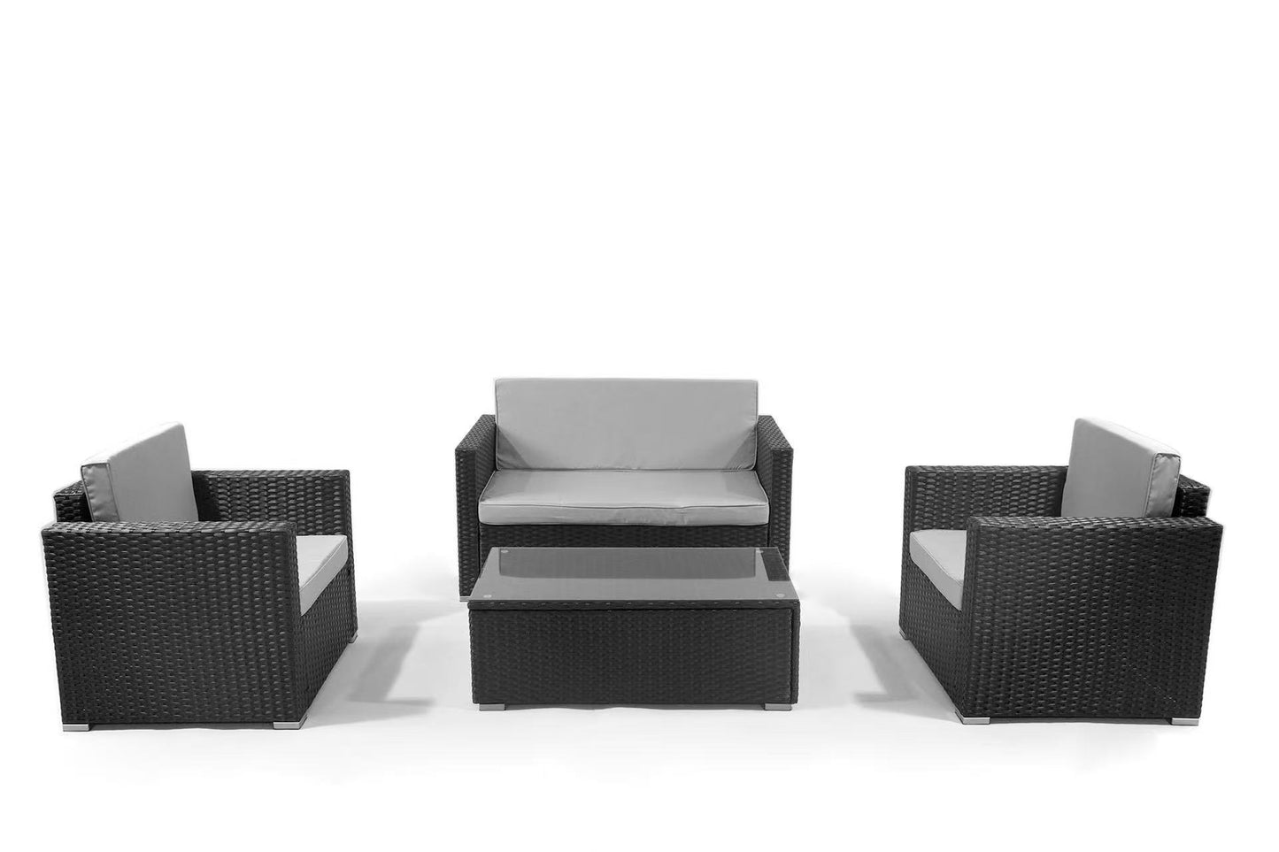 4-Piece Patio Wicker Sofa Set