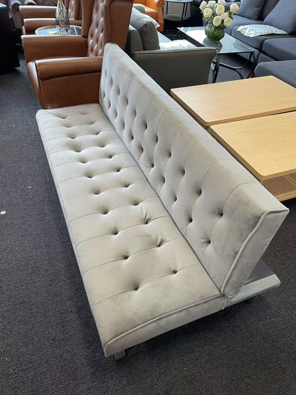 Grey Tufted Sofa Bed