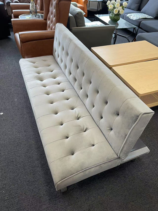 Grey Tufted Sofa Bed