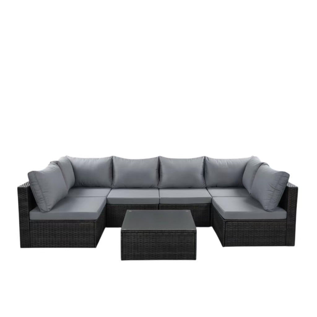 MMW 7-piece Patio Set (Grey) Multi Market World Inc.