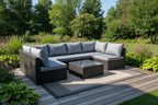 MMW 7-piece Patio Set (Grey) Multi Market World Inc.