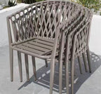 5-Piece All Aluminum Patio Dining Set, Compact 85cm Square Design Multi Market World Inc.