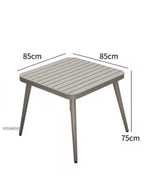 5-Piece All Aluminum Patio Dining Set, Compact 85cm Square Design Multi Market World Inc.