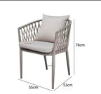 5-Piece All Aluminum Patio Dining Set, Compact 85cm Square Design Multi Market World Inc.